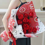 Load image into Gallery viewer, 20pcs Love-Themed Bouquet Wrap Paper (38x50cm)