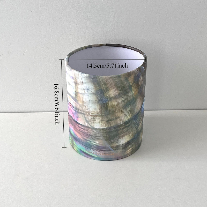 Shell-Inspired Round Floral Gift Box