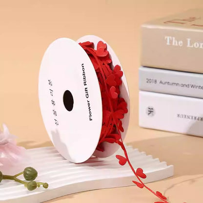 Heart Pattern Ribbon for Valentine’s Day (2.5cmx10Yd)