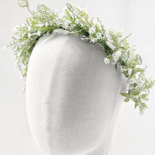 Boho Fairy Wedding Flower Crown