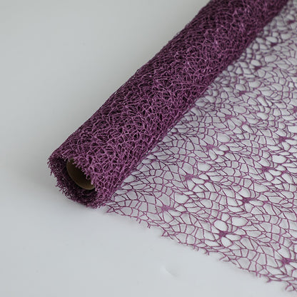 Polyester Net Tulle Fabric Roll for Flower Packaging (50cmx5Yd)