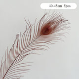 Load image into Gallery viewer, Peacock Feather for Bouquet Decoration Pack 5