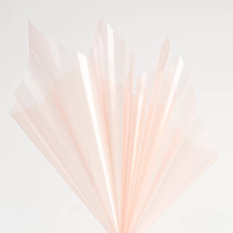 20pcs Colored Clear Cellophane Wrap Sheet (58x58cm)