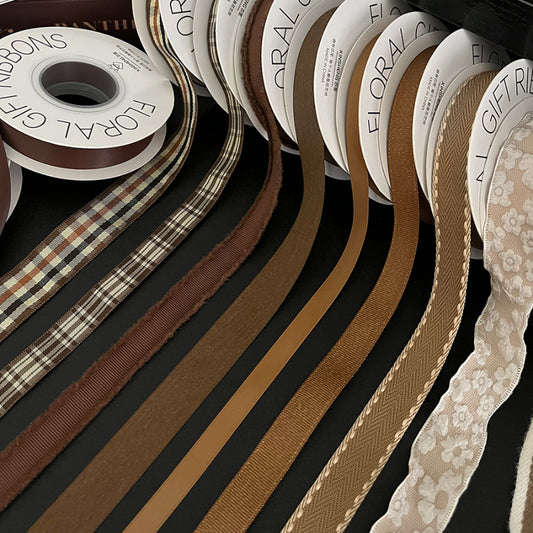 Autumn Winter Vibes Florist Ribbon