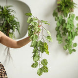 Load image into Gallery viewer, 35" Artificial Monstera Hanging Garland