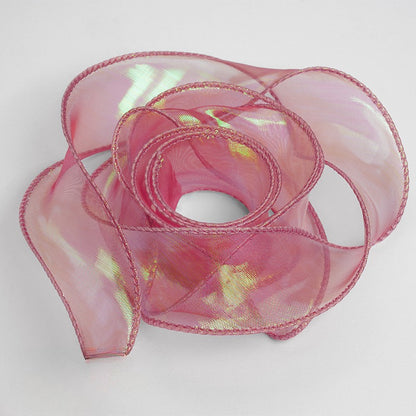 Iridescent Organza Sheer Ribbon (4cmx10Yd)