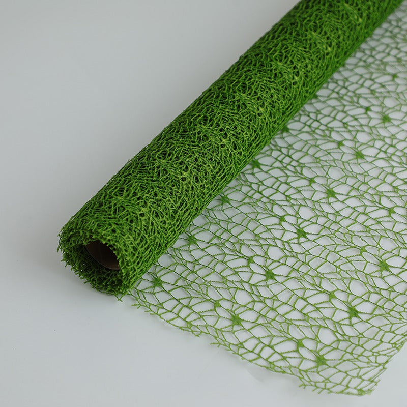Polyester Net Tulle Fabric Roll for Flower Packaging (50cmx5Yd)