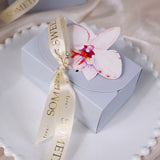 Load image into Gallery viewer, Orchid Favor Box with Ribbon Set of 20