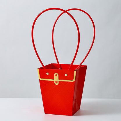 Handbag Styled Trapezoid Flower Bags Pack 10