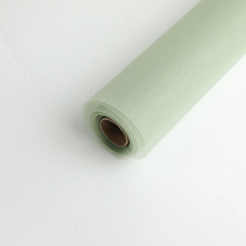 Frosted Mesh Fabric Tulle Roll for Bouquet Gift Packaging