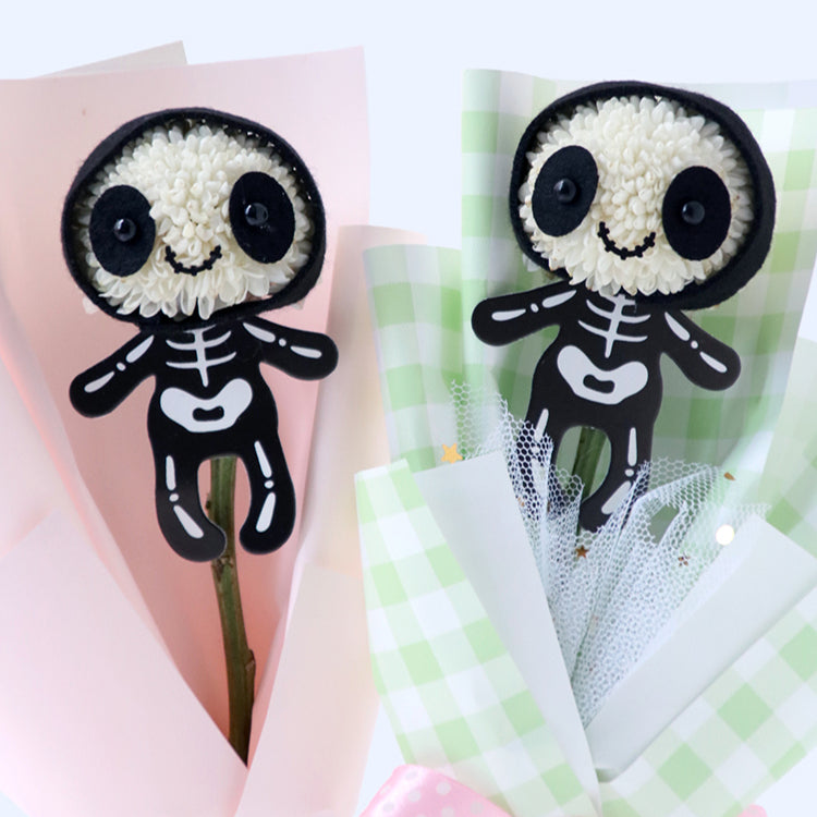 5 Sets Skeleton Floral DIY Kit for Halloween