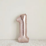 Load image into Gallery viewer, 40 Inch Rose Gold Big Number Balloon