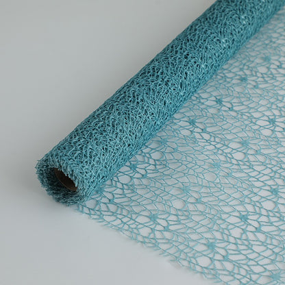 Polyester Net Tulle Fabric Roll for Flower Packaging (50cmx5Yd)