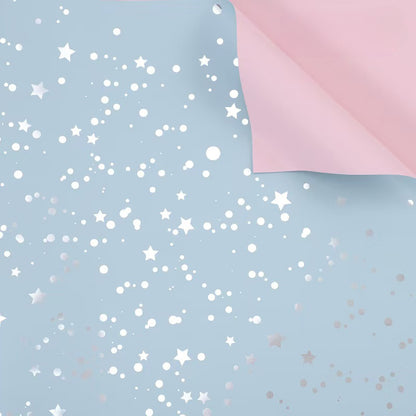 20pcs Dual-Color Starry Sky Bouquet Paper (57x57cm)