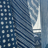 Load image into Gallery viewer, Indigo Blue Tie-Dye Cotton Fabric Drape