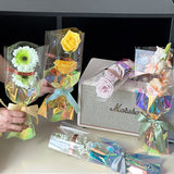 Load image into Gallery viewer, Iridescent Flower Bouquet Sleeves Pack 30