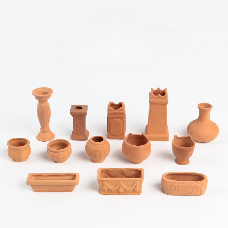succulent pots online Set of 6 Tiny Terracotta Succulent Pots – Floral Supplies Store