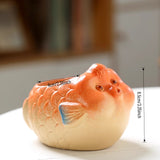 Load image into Gallery viewer, Whimsical Pig &amp; Pufferfish Ceramic Planter