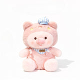 Load image into Gallery viewer, Cute Pink Pig Plush Toy with Scarf &amp; Cap (30cm)