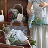 Load image into Gallery viewer, 5pcs Transparent PVC Hand-carry Bouquet Bag