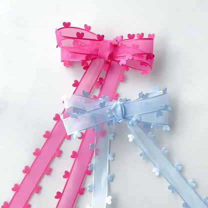 Organza Ribbon with Heart Edge(25mmx20Yd)