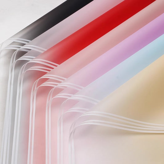 Translucent Gradient Cellophane Wrap Pack 20 (58x58cm)