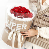 Load image into Gallery viewer, Super Love Cellophane Wrap for Bouquets Pack 20 (58x58cm)