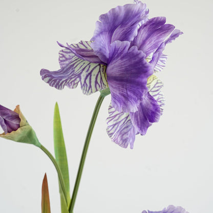 31" Realistic Artificial Iris Flower Stem