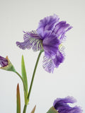 Load image into Gallery viewer, 3-Head Artificial Iris Flower Spray 79cmH