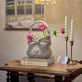 Load image into Gallery viewer, Modern Ceramic Bow Handbag Vase