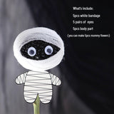 Load image into Gallery viewer, 5 Sets Mummy Floral DIY Kit for Halloween