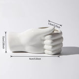 Load image into Gallery viewer, Modern Hand-Shaped Ceramic Vase