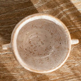 Load image into Gallery viewer, Ribbed Earthy Coffee Cup Ceramic Planter