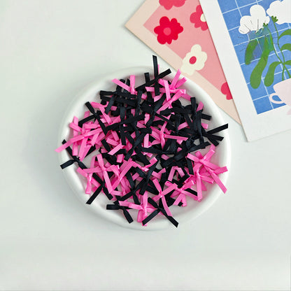 100pcs Silk Ribbon Bows for DIY Decorations