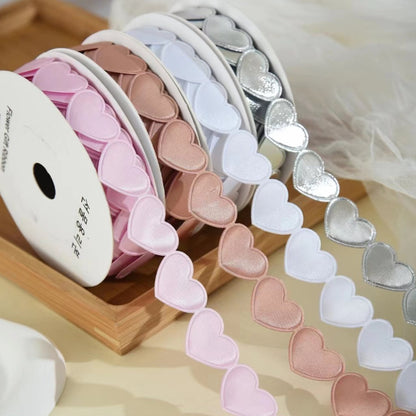 Valentine's Day Heart-shaped Florist Ribbon (15mmx10Yd)