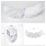Load image into Gallery viewer, Kinetic White Angel Wings for Floral Arrangements