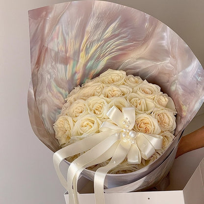 10pcs Pearl Shell Flower Wrapping Paper (44x58cm)