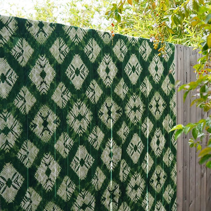 Green Gradient Tie-Dye Backdrop Draping Fabric