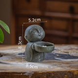 Load image into Gallery viewer, Vintage Little Monk Candle Holder