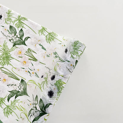 Spring Floral Non-Woven Wrap Paper (50cmx5Yd)