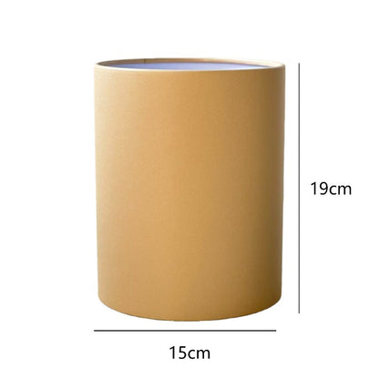 Minimalist Solid Color Round Flower Gift Box