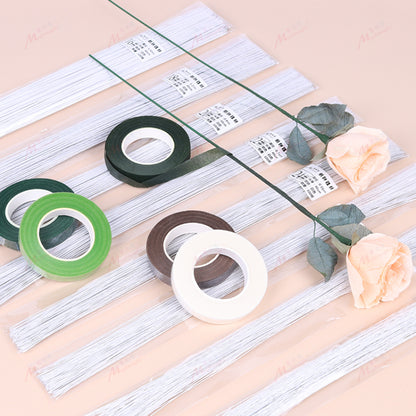 White Floral Wire for Crafts Pack 100