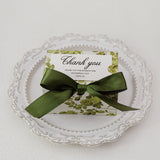 Load image into Gallery viewer, Green Floral Thank You Gift Box with Ribbon Pack 20