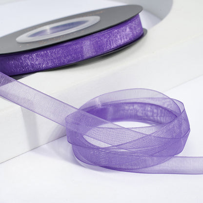 Solid Color Sheer Organza Ribbon (10mmx50Yd)