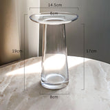 Load image into Gallery viewer, Clear T-Shaped Hydroponic Glass Vase