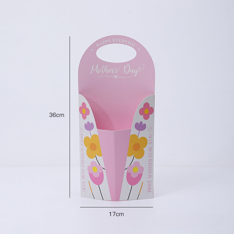 Mother's Day Single Stem Flower Gift Box Pack 10