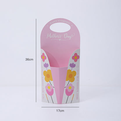 Mother's Day Single Stem Flower Gift Box Pack 10