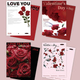 Load image into Gallery viewer, 20pcs Red Rose Valentine&#39;s Day Bouquet Paper (35x50cm)