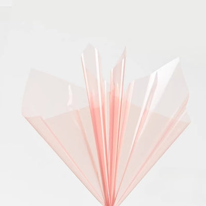 20pcs Colored Clear Cellophane Wrap Sheet (58x58cm)
