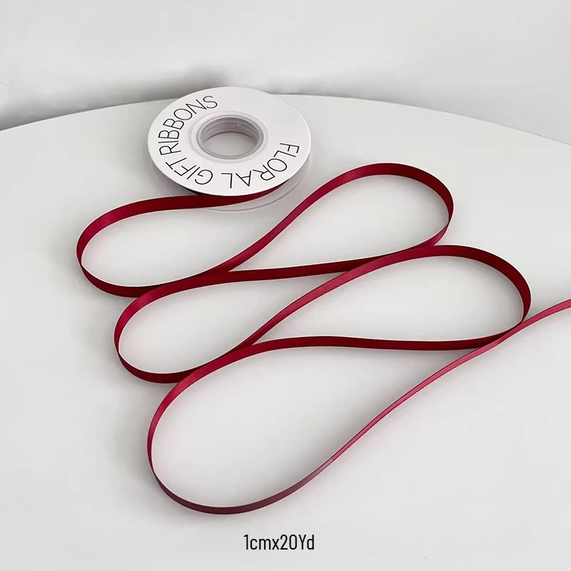 Burgundy Valentine’s Day Florist Ribbon